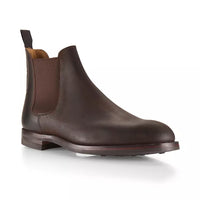 Crockett & Jones Dark Brown Suede Chelsea Boot