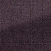 Suit - Loro Piana Merlot Natural Stretch s120 Wool Glencheck 5945 OMJ Clothing