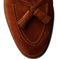 Crockett & Jones Cavendish Brown Suede Loafer with Tassle