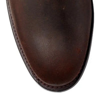 Crockett & Jones Dark Brown Suede Chelsea Boot OMJ Clothing