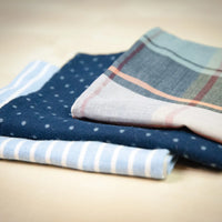 The Blue Stripe Pocket Square - OMJ Clothing