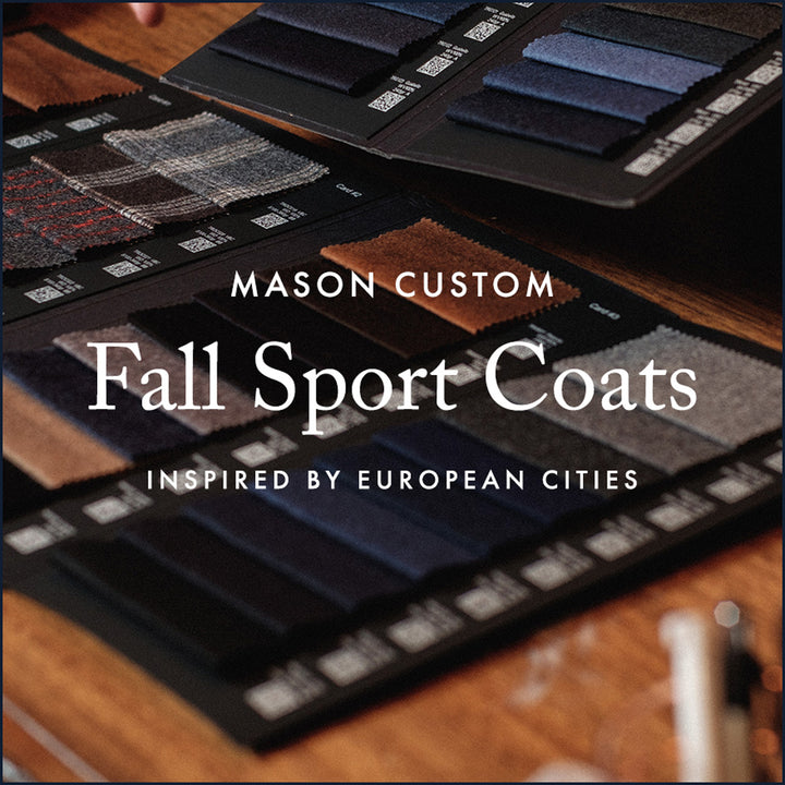 Fall Sport Coats: Inspired by the Great European Cities