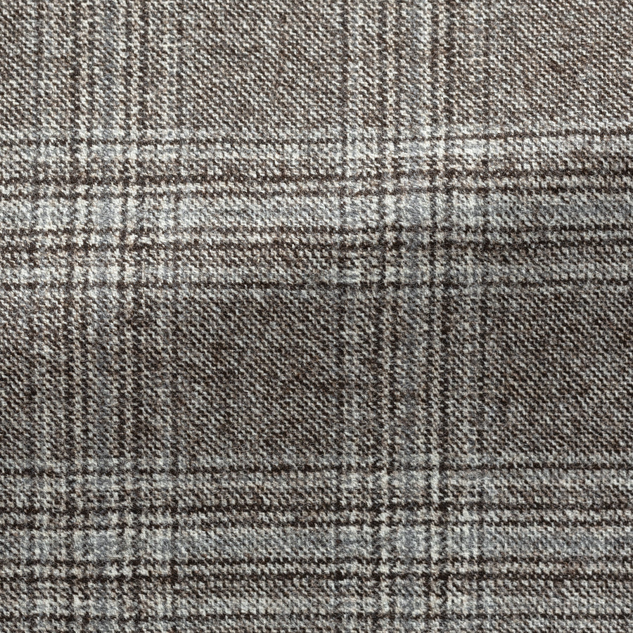 Suit - Loro Piana Cedar Brown Wool-Cashmere with Check 5924