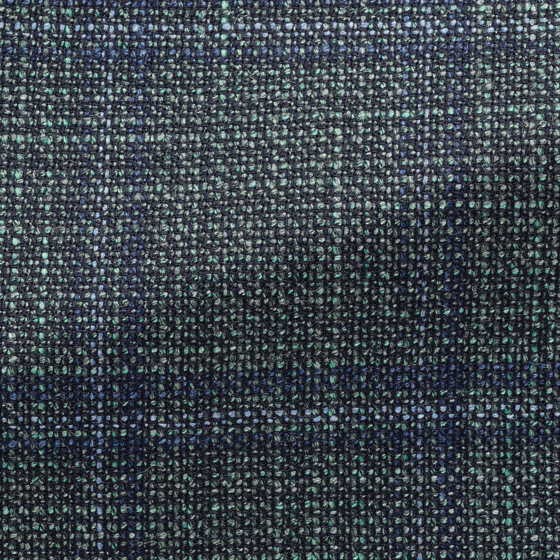 Sport Coat - Loro Piana Sage Green Wool-Silk Basketweave with Blue Check 9073