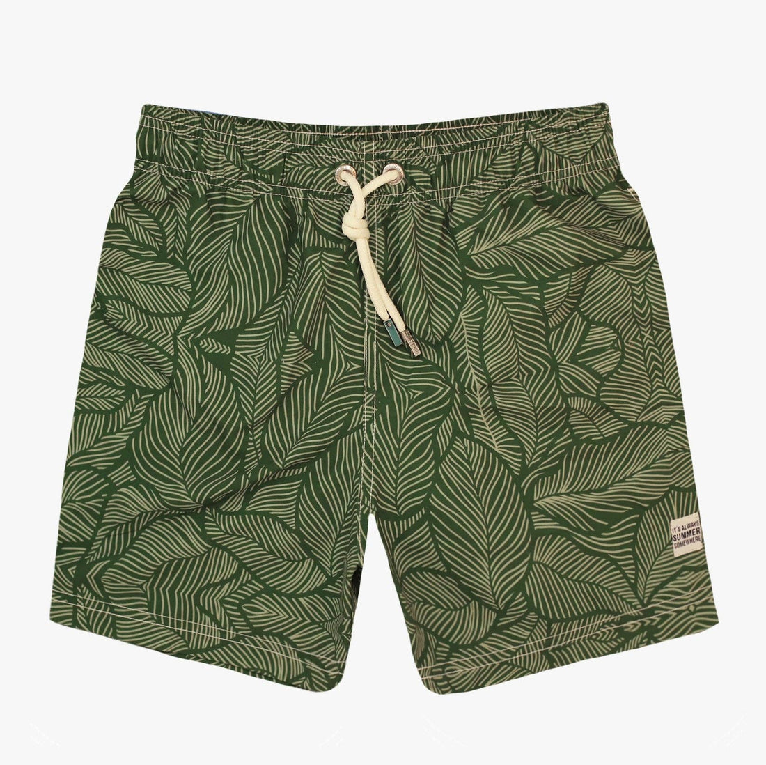 Verdant Swim Short: Green