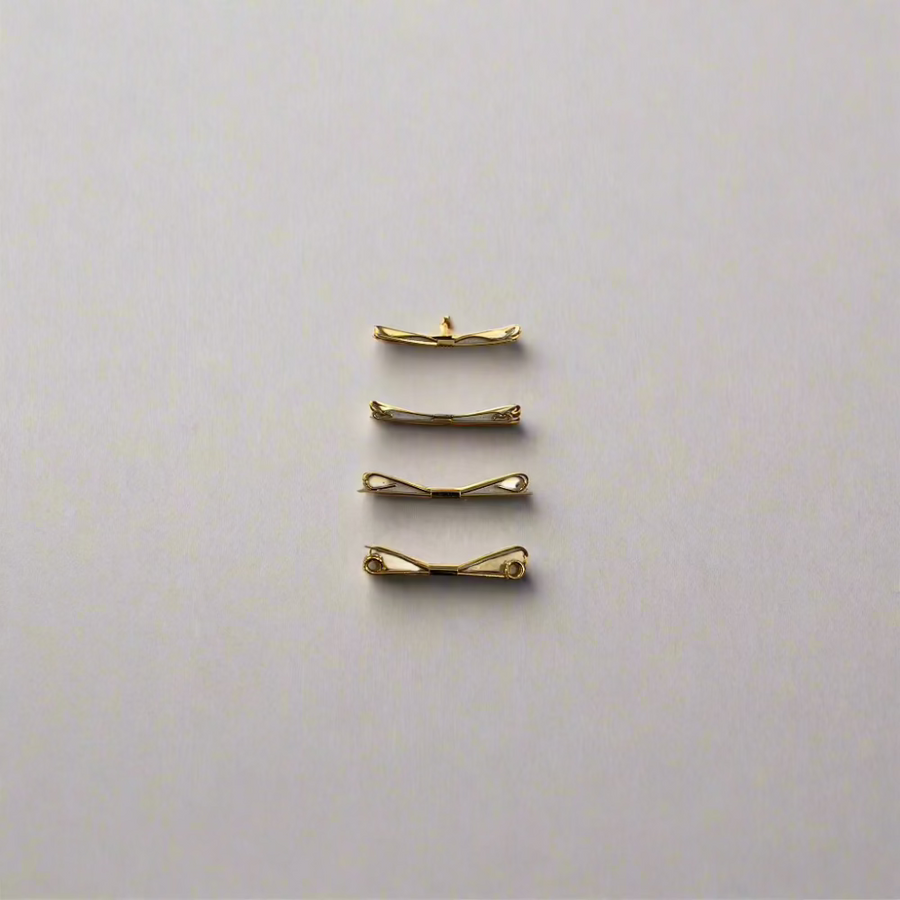 Vintage Gold Tie Clips